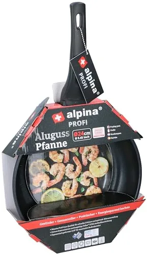 PHILIPS ▫️ Alpina Profi - Frigideira antiaderente para fogão de indução (24 cm) 2