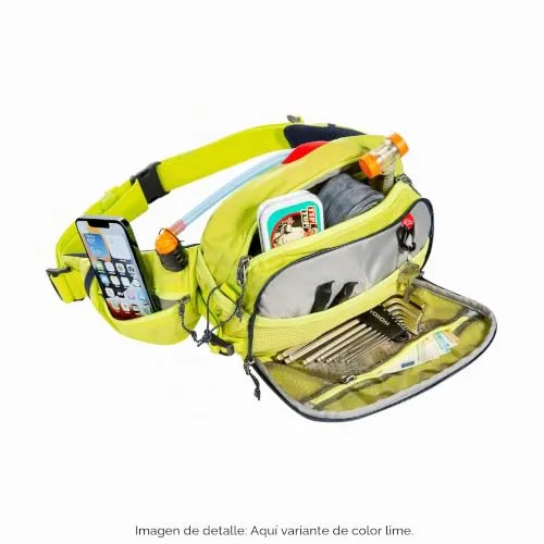Tatonka ▫️ Bike Hip Bag MTB - Bolsa de cintura para bicicleta de montanha (5 L, com vários compartimentos, suporte para garrafas, compartimento para bolhas e capacidade de 5 litros), cor preta 3