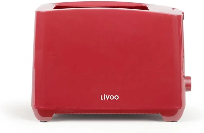 LIVOO ▫️ Torradeira de 2 fendas DOD162N - 650-750 W, 3 funções, 7 níveis, tabuleiro recolhedor de migalhas amovível