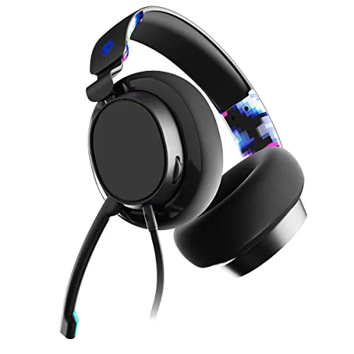 Skullcandy ▫️ Auscultadores SLYR Pro, tipo over-ear, multiplataforma com fio para jogos, com Enhanced Sound Perception, microfone com IA, compatíveis com Xbox, PlayStation e PC - Azul 4