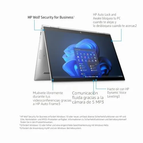 HP ▫️ EliteBook x360 1040 G9 6F676EA, ecrã tátil IPS WUXGA de 14", Intel i5-1235U, 16 GB de RAM, SSD de 512 GB, Windows 11 Pro 3
