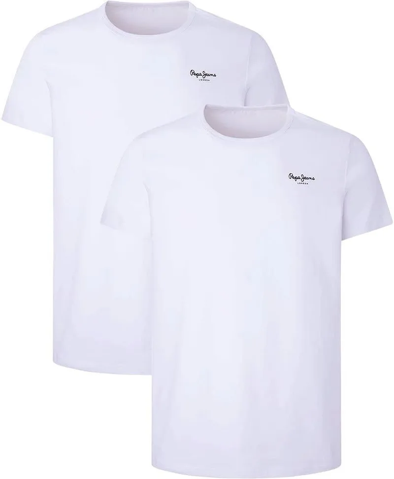 Pepe Jeans ▫️ Pepe T-shirt 2p Roupa Interior Masculina (Conjunto de 2)