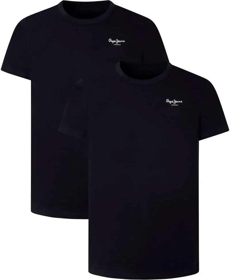 Pepe Jeans ▫️ Pepe T-shirt 2p Roupa Interior Masculina (Conjunto de 2)