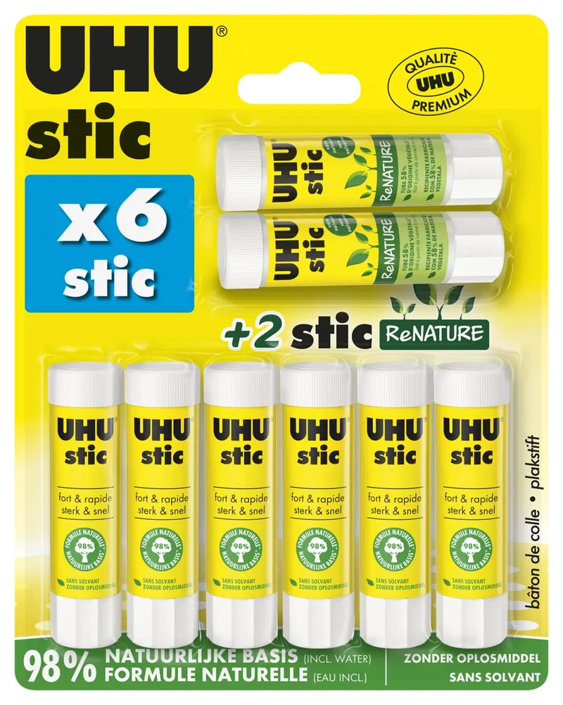 UHU ▫️ Stic - Cola em bastão sem solventes