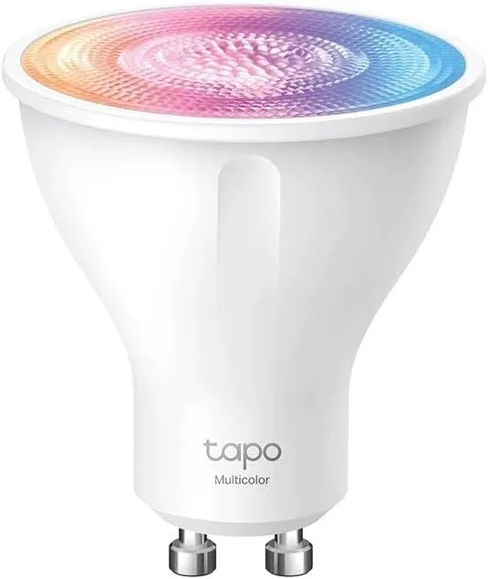 Tapo ▫️ Lâmpada inteligente GU10 LED L630, 3,7 W, poupança de energia, intensidade regulável, 350 lm, compatível com Alexa/Google Home, multicolorida, 1 unidade (embalagem de 1)