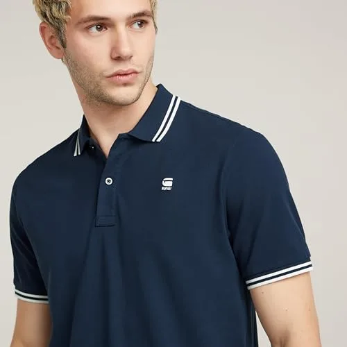 G-STAR ▫️ Dunda Slim Stripe Polo - Polos para homem 5