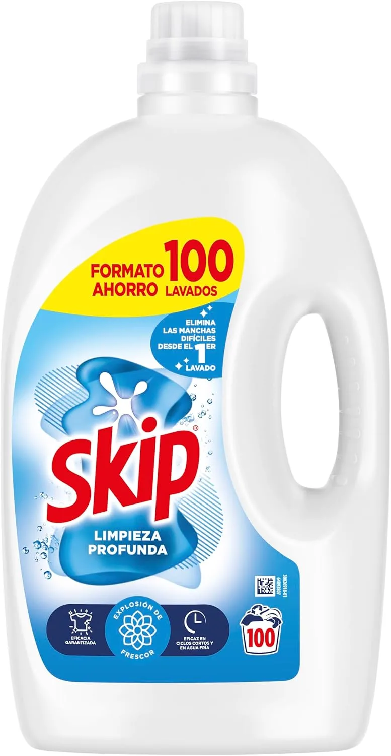 Skip ▫️ Detergente líquido x 100 lavagens, 4,5 L