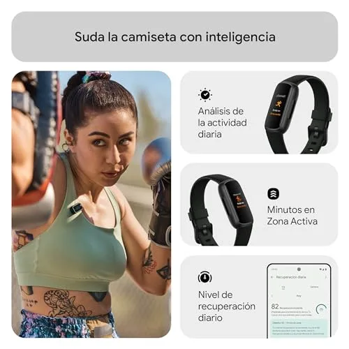 Fitbit ▫️ Google Inspire 3, a pulseira de saúde e atividade física com até 10 dias de autonomia e compatível com Android e iOS 4