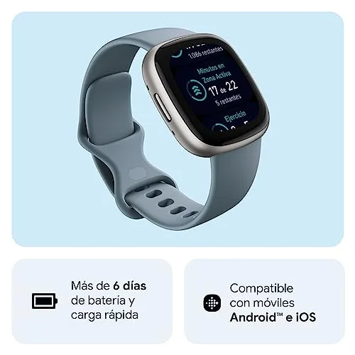 Fitbit ▫️ Smartwatch Google Versa 4, com o Google Health Premium 2