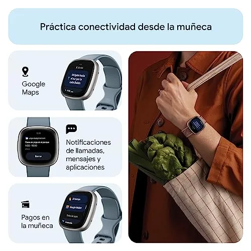 Fitbit ▫️ Smartwatch Google Versa 4, com o Google Health Premium 4