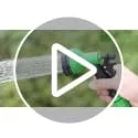 VOUNOT ▫️ ® Mangueira extensível de 15 m, mangueira flexível de jardim com pistola de pulverização de 10 funções, conectores de 1/2 e 3/4 de polegada, saco de arrumação, verde 7
