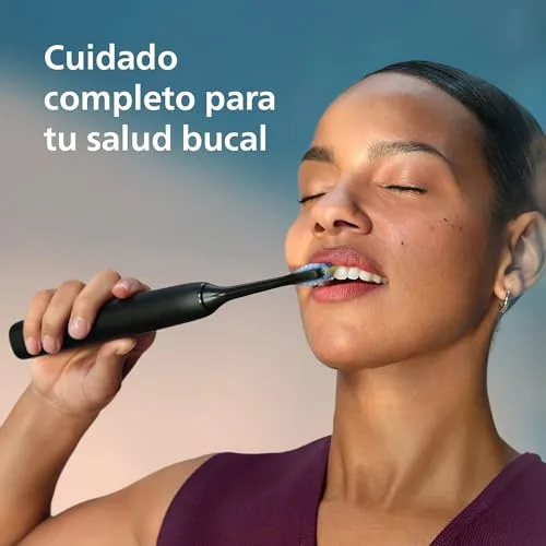 PHILIPS ▫️ Escova de dentes elétrica Sonicare DiamondClean 9000, embalagem dupla, escova de dentes sónica com aplicação, sensor de pressão, base de carregamento, preta e ouro-rosa, modelo HX9914/61 2