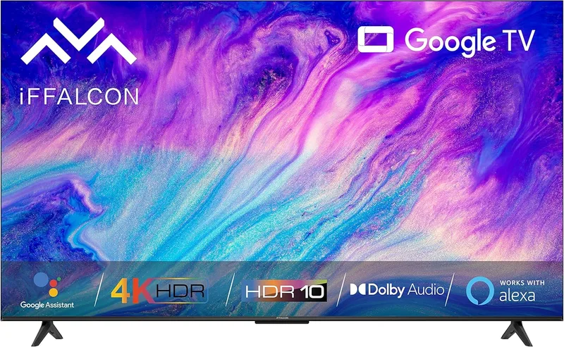 iFFALCON ▫️ iFF43U62 43" Smart TV, 4K Ultra HD Google TV (HDR 10, Micro Dimming, Google Assistant e Alexa, Chromecast incorporado)