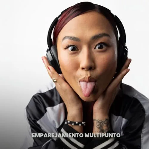 Skullcandy ▫️ Auscultadores sem fios Riff 2 On-Ear, 34 horas de autonomia, microfone, compatíveis com iPhone, Android e dispositivos Bluetooth - Preto 3
