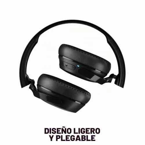 Skullcandy ▫️ Auscultadores sem fios Riff 2 On-Ear, 34 horas de autonomia, microfone, compatíveis com iPhone, Android e dispositivos Bluetooth - Preto 4
