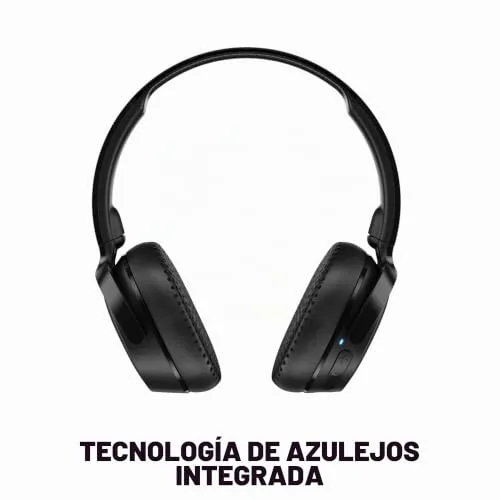 Skullcandy ▫️ Auscultadores sem fios Riff 2 On-Ear, 34 horas de autonomia, microfone, compatíveis com iPhone, Android e dispositivos Bluetooth - Preto 6