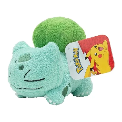 Pokémon ▫️ pkw2782 Bulbasaur Peluche a Dormir - Peluche Premium de 5