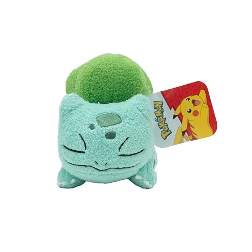 Pokémon ▫️ pkw2782 Bulbasaur Peluche a Dormir - Peluche Premium de 6