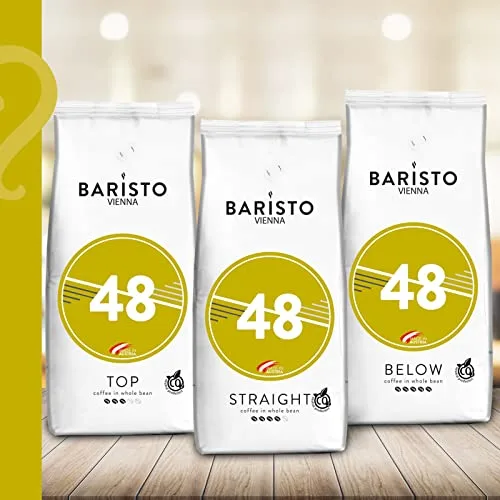 Helmut Sachers Kaffee ▫️ Baristo 48° TOP - Torra brilhante e especialmente suave - Torra sustentável na Áustria - Grãos de café inteiros, 8 x 1000 g 6