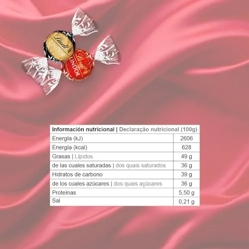 Lindt ▫️ Chocolates LINDOR – 1 kg, chocolate de leite, chocolate preto 70%, chocolate duplo, caramelo salgado, recheio de chocolate cremoso, sortido de chocolates 2