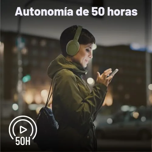 T'nB ▫️ Tonality, Auscultadores sem fios dobráveis com redução passiva de ruído, com ligação Bluetooth, som estéreo com microfone incorporado, autonomia de até 30 horas – Verde 3