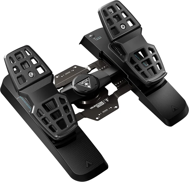 Turtle Beach ▫️ VelocityOne Rudder: Pedais de leme universais para Xbox Series X|S, Xbox One, Windows 10/11 e PCs