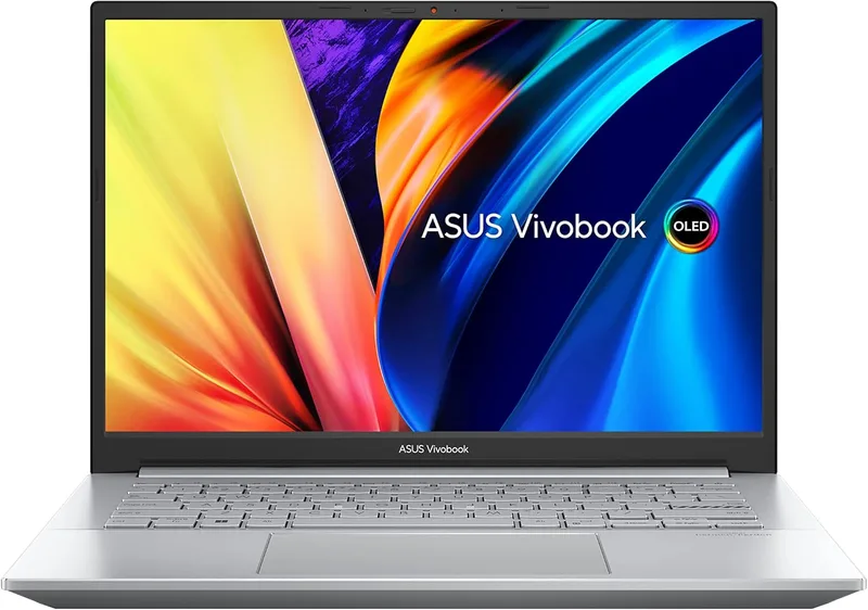 ASUS ▫️ Vivobook Pro 90NB0YH2 - Portátil Full HD de 14" (AMD Ryzen 7 5800H, 16GB RAM, 512GB SSD, placa gráfica AMD Radeon, Windows 11) Prateado - Teclado QWERTY Inglês