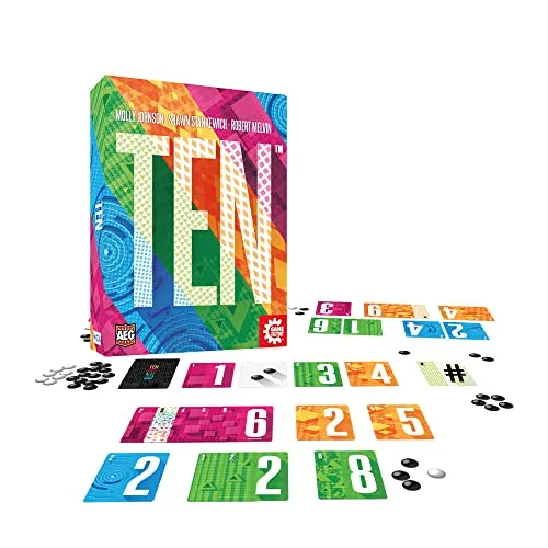 Game Factory ▫️ 646299 Ten, Jogo de Cartas, Jogo para a Família, de 1 a 5 jogadores, a partir dos 10 anos 2