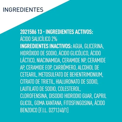 CeraVe ▫️ Gel para o Controlo de Imperfeições, Tratamento hidratante com AHA/BHA, 40 ml 3