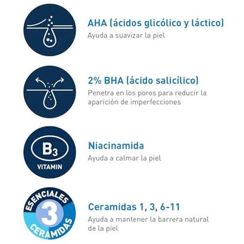 CeraVe ▫️ Gel para o Controlo de Imperfeições, Tratamento hidratante com AHA/BHA, 40 ml 4