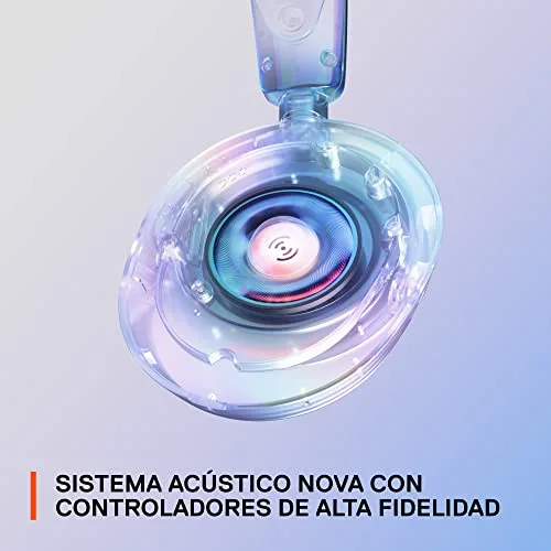 SteelSeries ▫️ Arctis Nova 1P - Auscultadores com fio para PS5 e compatíveis com vários sistemas - Controladores Hi-Fi - Áudio espacial de 360° - Almofadas de espuma com memória - PS5, PS4, PC, Xbox - Branco 4