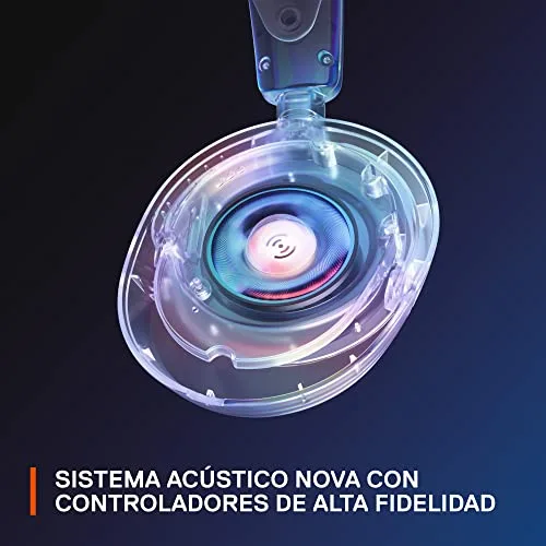 SteelSeries ▫️ Arctis Nova 1 - Auscultadores para jogos com fio, compatíveis com vários sistemas - Altifalantes Hi-Fi - Áudio espacial de 360° - Almofadas de espuma com memória - Ultraleves - PC, PS5, PS4, Xbox - Preto 6