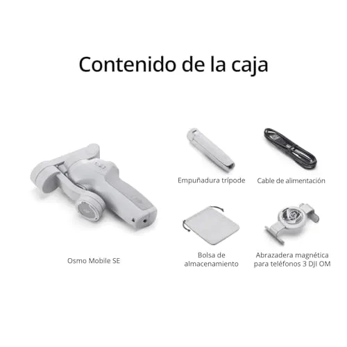 DJI ▫️ Estabilizador Inteligente Osmo Mobile SE de 3 eixos para smartphones 7