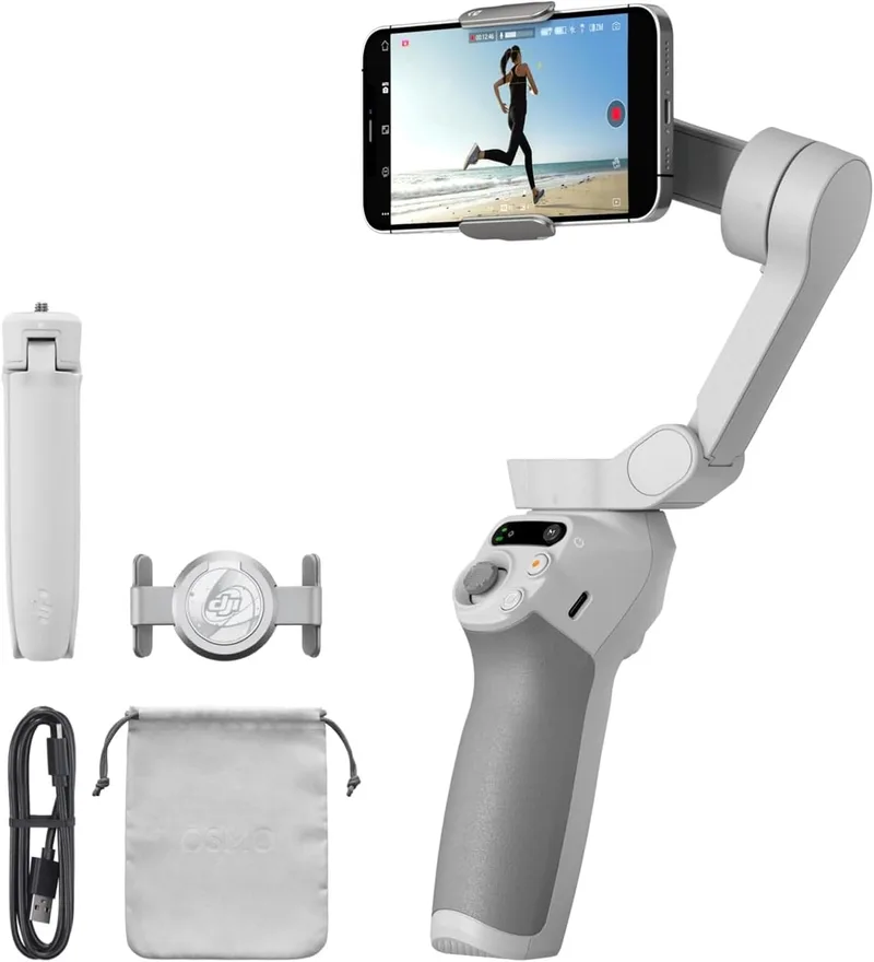 DJI ▫️ Estabilizador Inteligente Osmo Mobile SE de 3 eixos para smartphones