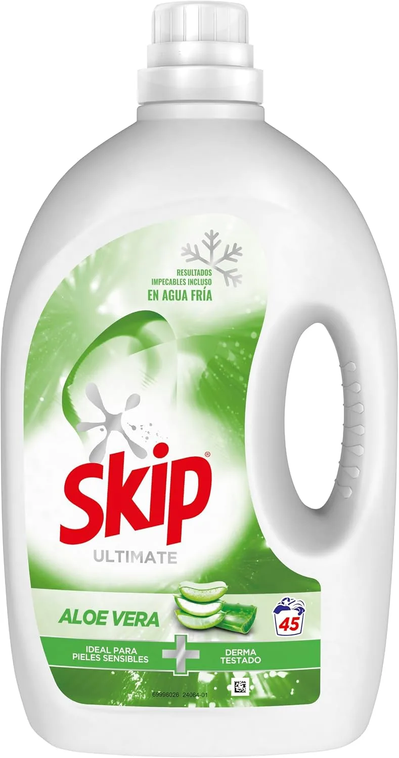 Skip ▫️ Líquido Ultimate Aloe Vera 45 lavagens