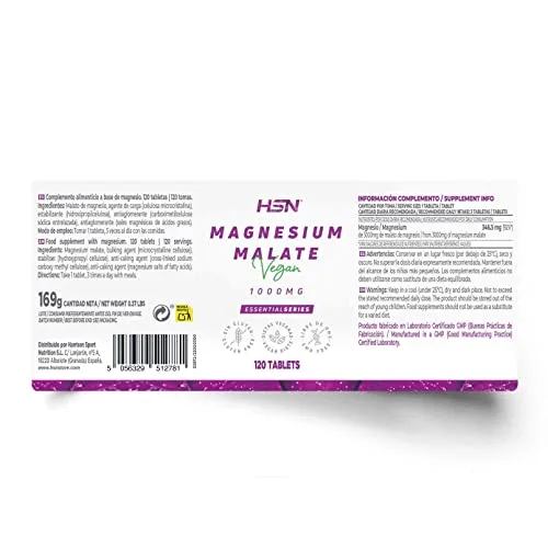 HSN ▫️ Malato de Magnésio 1000 mg | 120 comprimidos 2