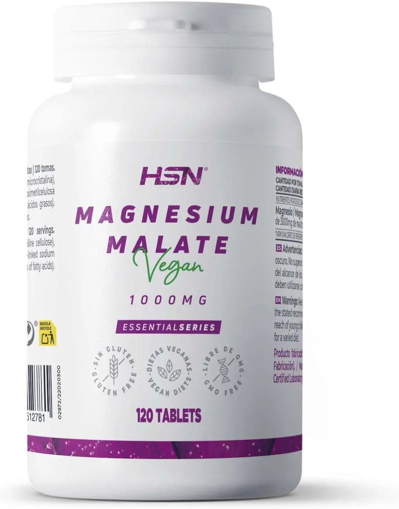 HSN ▫️ Malato de Magnésio 1000 mg | 120 comprimidos