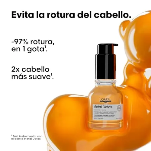 L'Oréal Professionnel Paris ▫️ L'Oréal Professionnel Metal Detox Óleo Anti-quebra e Protetor Térmico 50 ml 2