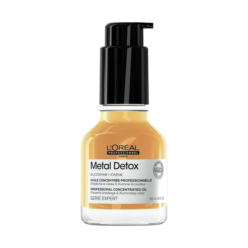 L'Oréal Professionnel Paris ▫️ L'Oréal Professionnel Metal Detox Óleo Anti-quebra e Protetor Térmico 50 ml