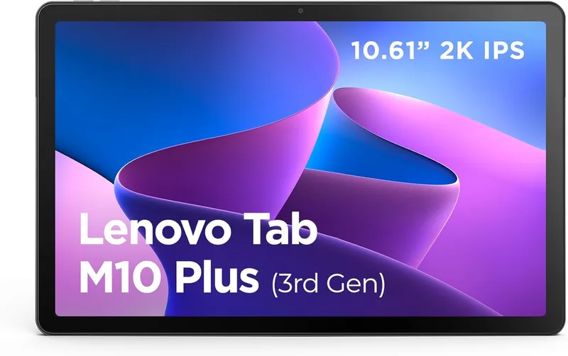 Lenovo ▫️ Tab M10 Plus (3.ª geração) - Tablet de 10,61" 2K (MediaTek Helio G80, 4 GB de RAM, 64 GB expansíveis até 1 TB, 4 altifalantes, Wi-Fi + Bluetooth, Android 12) - Cinza escuro