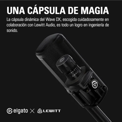 Elgato ▫️ Wave DX, microfone dinâmico XLR 3