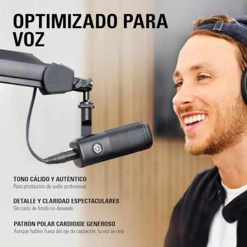 Elgato ▫️ Wave DX, microfone dinâmico XLR 5