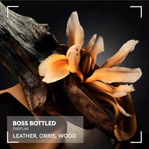HUGO BOSS ▫️ BOSS Bottled Parfum para homem | Fragrância amadeirada e ambarina, com notas de couro e raiz de íris | Intemporal e de longa duração 4