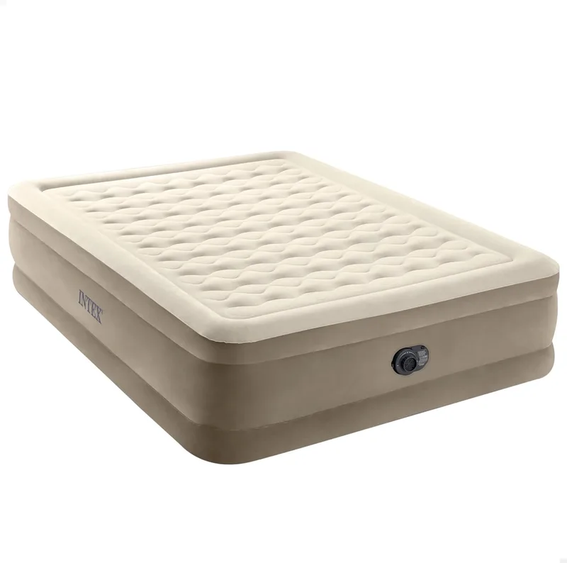 Intex ▫️ 64428Np - Colchão insuflável de 2 lugares Ultra Plush com Fiber-Tech