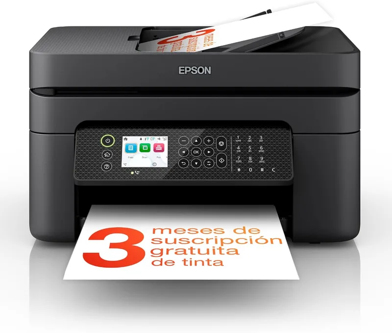 Epson ▫️ Impressora multifunções a jato de tinta A4 WorkForce WF-2950DWF com conetividade sem fios