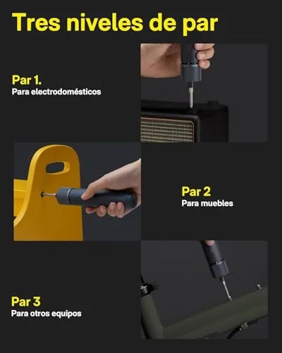 HOTO ▫️ Conjunto de Chaves de Fenda Elétricas sem Fios de 3,6 V, 4 N·m de binário 5