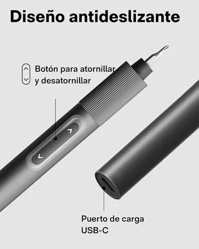 HOTO ▫️ Mini Chave de Fendas Elétrica 25 em 1, Kit de 3,7 V de Precisão 6