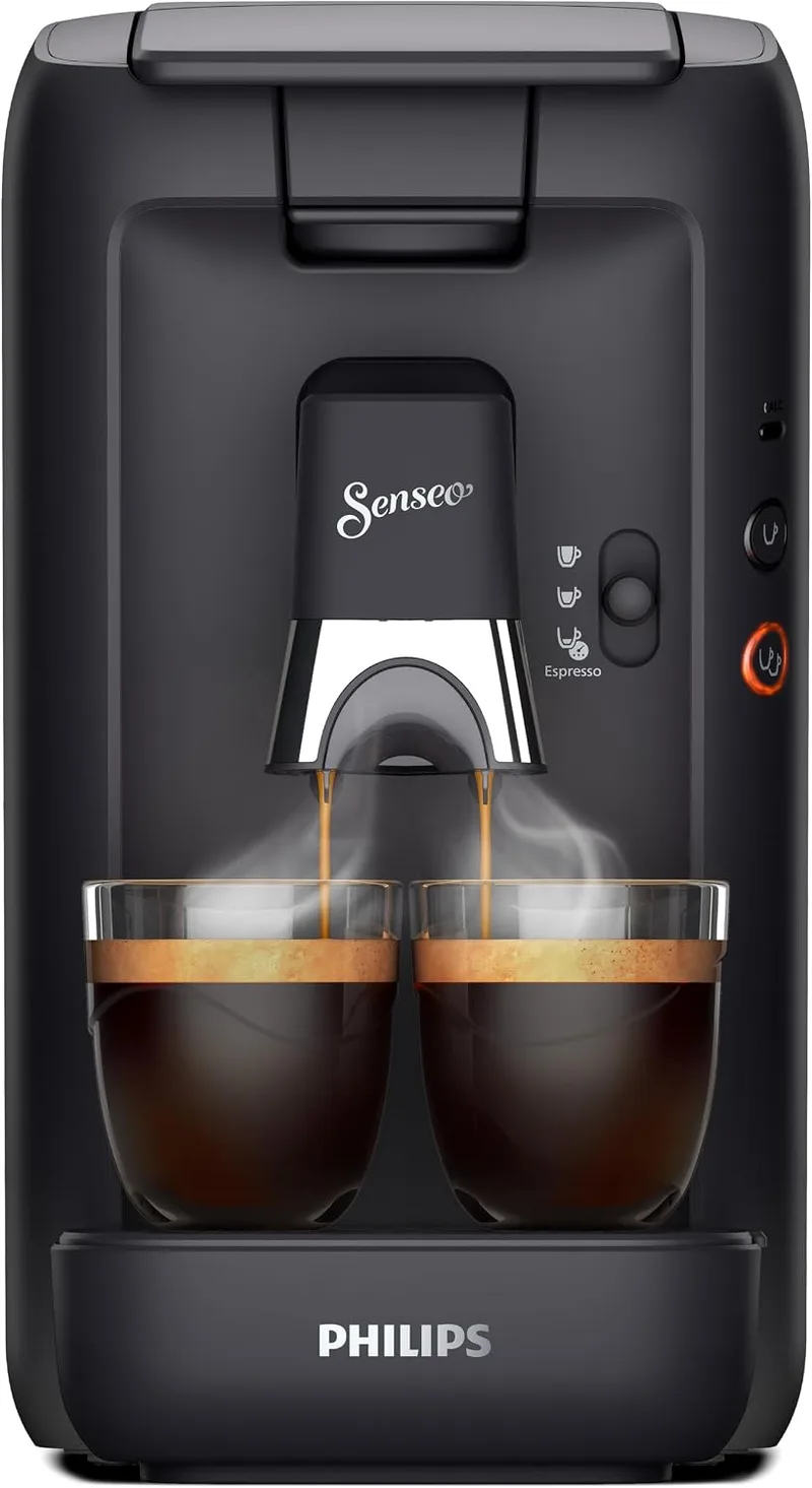 PHILIPS ▫️ Máquina de café de cápsulas Senseo Maestro, preta, 3 especialidades