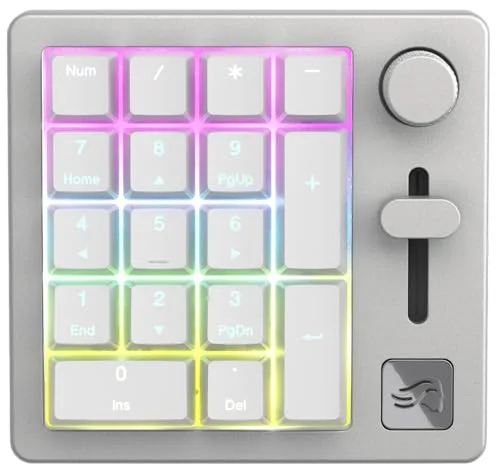 GLORIOUS ▫️ Teclado sem fios Bluetooth GMMK Macro Numpad (Branco) 2