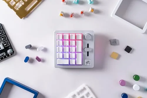 GLORIOUS ▫️ Teclado sem fios Bluetooth GMMK Macro Numpad (Branco) 5